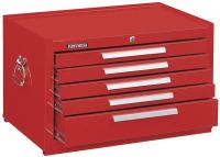33M647 Mechanics Chest, 27 x 18 x 16-5/8 In, Red