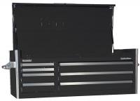 33M651 Mechanics Top Chest, 53 x24 x20-1/2, Black