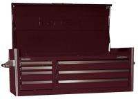 33M653 Top Chest, 53 x 24 x 20-1/2 In, Burgundy