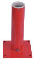 33N380 Mounting Base, Pedestal/Socket, 1/4 T, Red