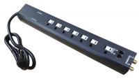 33V822 Surge Suppressor, Horztl, 7 Outlets, 1200J
