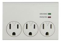 33V814 Surge Suppressor, Vert, 3 Outlets, 1200J