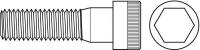 33W051 Socket Cap Screw, 1-72 x 3/16 In, PK100