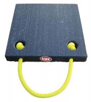 33W480 Non-Skid Jack Plate, 18 x 18 x 1 In.