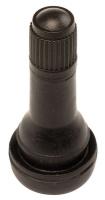 33W531 Snap In Tire Valve, 1 1/4 In, Pk 25