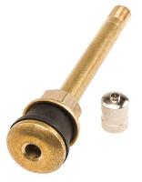33W550 Truck/Bus Tire Valve, 3 3/8 In, Pk 100