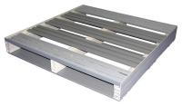 33W749 Pallet, 36x36, PVC, 2-Way Entry, With Lip