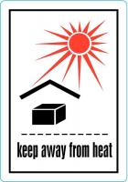 33W824 Label, Keep Away from Heat, 100 Labels