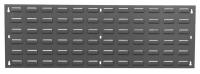 33Z116 Louvered Panel, 36x12 In., Gray