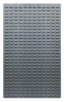 33Z118 Louvered Panel, 36x61 In. , Gray