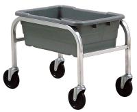 33Z259 Cross Stack Tub Rack w/1 Tub, Gray