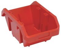 33Z275 Hopper Bin, 14x9-1/4x6-1/2, Red