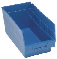 33Z288 Shelf Bin, 11-5/8x6-5/8x8, Blue