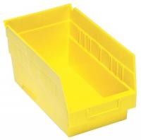 33Z290 Shelf Bin, 11-5/8x6-5/8x8, Yellow