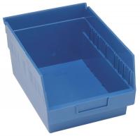 33Z304 Shelf Bin, 11-5/8x8-3/8x8, Blue