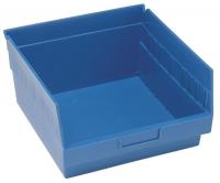 33Z310 Shelf Bin, 11-5/8x11-1/8x8, Blue