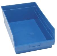 33Z313 Shelf Bin, 17-7/8x11-1/8x8, Blue