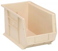 33Z338 Stack/Hang Bin, 13-5/8x8-1/4x8, Ivory