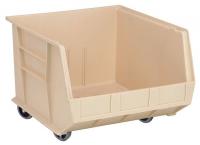 33Z344 Mobile Stack/Hang Bin, 18x16-1/2x11, Ivory