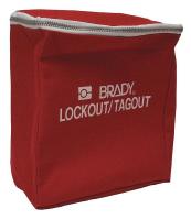 33Z366 Lockout Pouch, Red, Unfilled