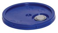 34A240 Plastic Pail Lid, Blue, For 34A218, 34A222