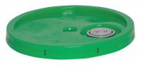 34A243 Plastic Pail Lid, Green, For 34A221, 34A225