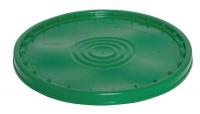 34A248 Plastic Pail Lid, Green, For 34A221, 34A22