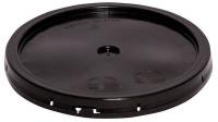 34A260 Plastic Pail Lid, Black, For 34A261, 34A262