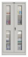 34A437 Storage Cabinet, 78x48x18, Clearview