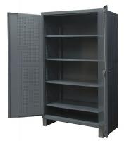 34A975 Pegboard Cabinet, 78x36x24, 4 Shelves