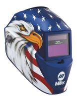 34C369 Welding Helmet, Dig Pro-Hobby, Blue Eagle
