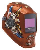34C384 Welding Helmet, Dig Elite, Orange Eagle