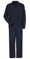 34C959 Flame-Resistant Coverall, Navy, 48 In Tall