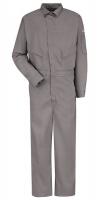 34C981 Flame-Resistant Coverall, Gray, 48 In