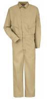 34C991 Flame-Resistant Coverall, Khaki, 40 In