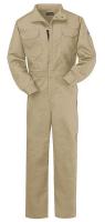 34C998 Flame-Resistant Coverall, Khaki, 42 In