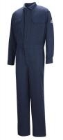 34D067 Flame-Resistant Coverall, Navy, 50 In
