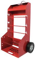 34D659 Wire Spool Cart, Portable, H 51-3/8 In