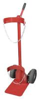 34D686 Cylinder Trolley, Pneumatic Wheels