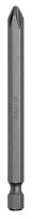 34D697 Phillips Scrwdrvr Bit, 1/4 Shnk, 2 In, PK25