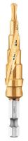 34D731 Impact Ready Step Drill Bit Set, 6 Pcs