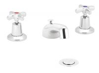 34D895 Lavatory Faucet, Two Handle, Brass