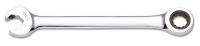34E312 Ratchet Combo Wrench, Dbl, 10mm, FullPolish