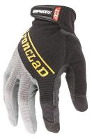 34E345 Mechanics Gloves, Box Handling, 2XL, Blk, PR