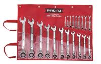 34E411 Ratcheting Wrench Set, Metric, 20 Pc