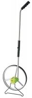 34F783 Measuring Wheel, 3 ft, 11-1/4 In Dia, Green