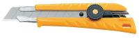 34F812 Utility Knife, Retractable, Yellow, 18mm