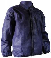34G174 Lab Jacket, Polypropylene, Blue, L, PK50