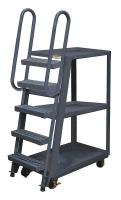 34K072 Stock Picking Ladder Cart, 60 In. L