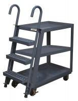 34K075 Stock Picking Ladder Cart, 42 In. L